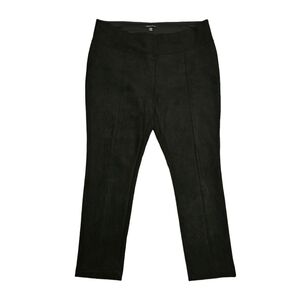 Andrew Marc Black Faux Suede Stretch Leggings XXL